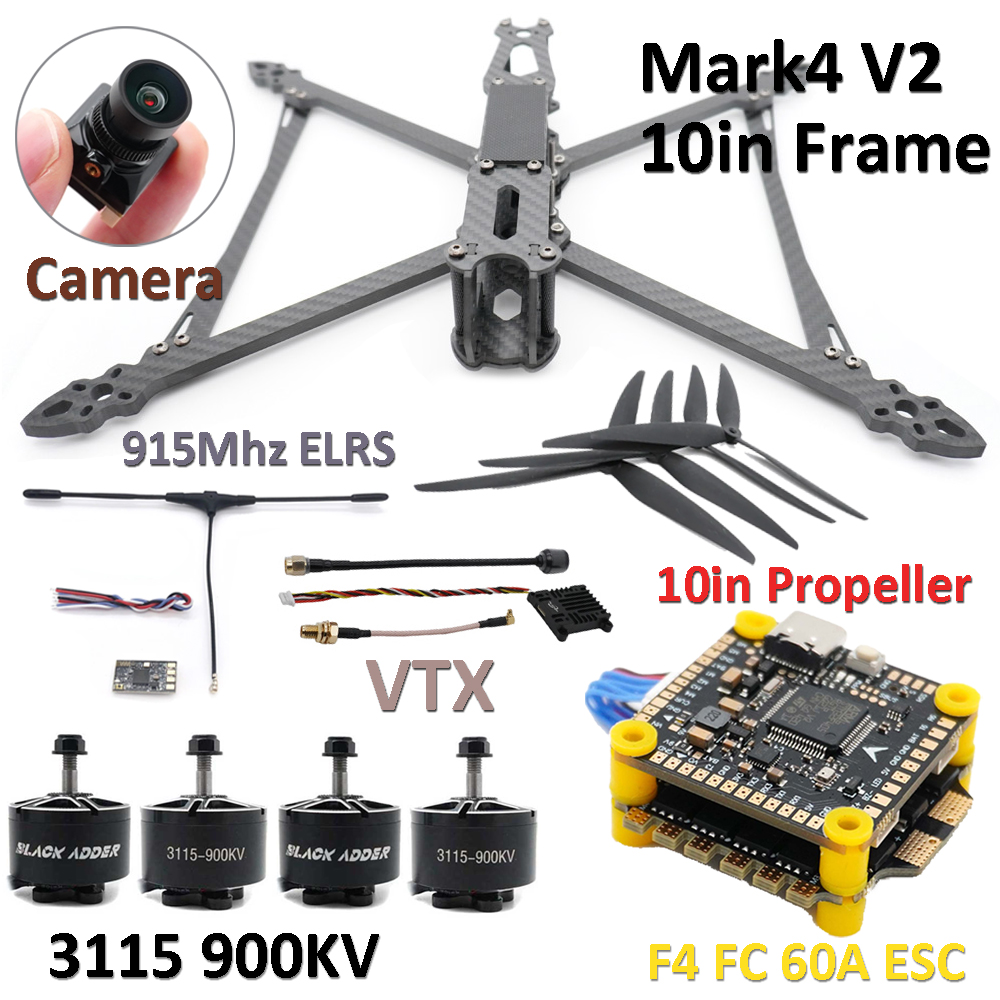 Drone Kit Beginner - Mark4 V2 10 inç Gövde Kombinasyon