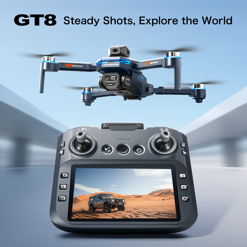 GT8 Max Katlanabilir Drone 8K  - Drone Kit Professional incelemesi ve fiyatı