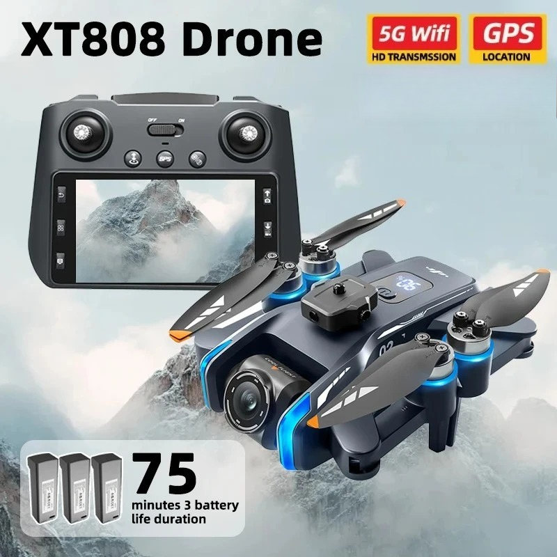 Orijinal XT808 Pro MAX Drone 4 - Drone Kit Professional incelemesi ve fiyatı
